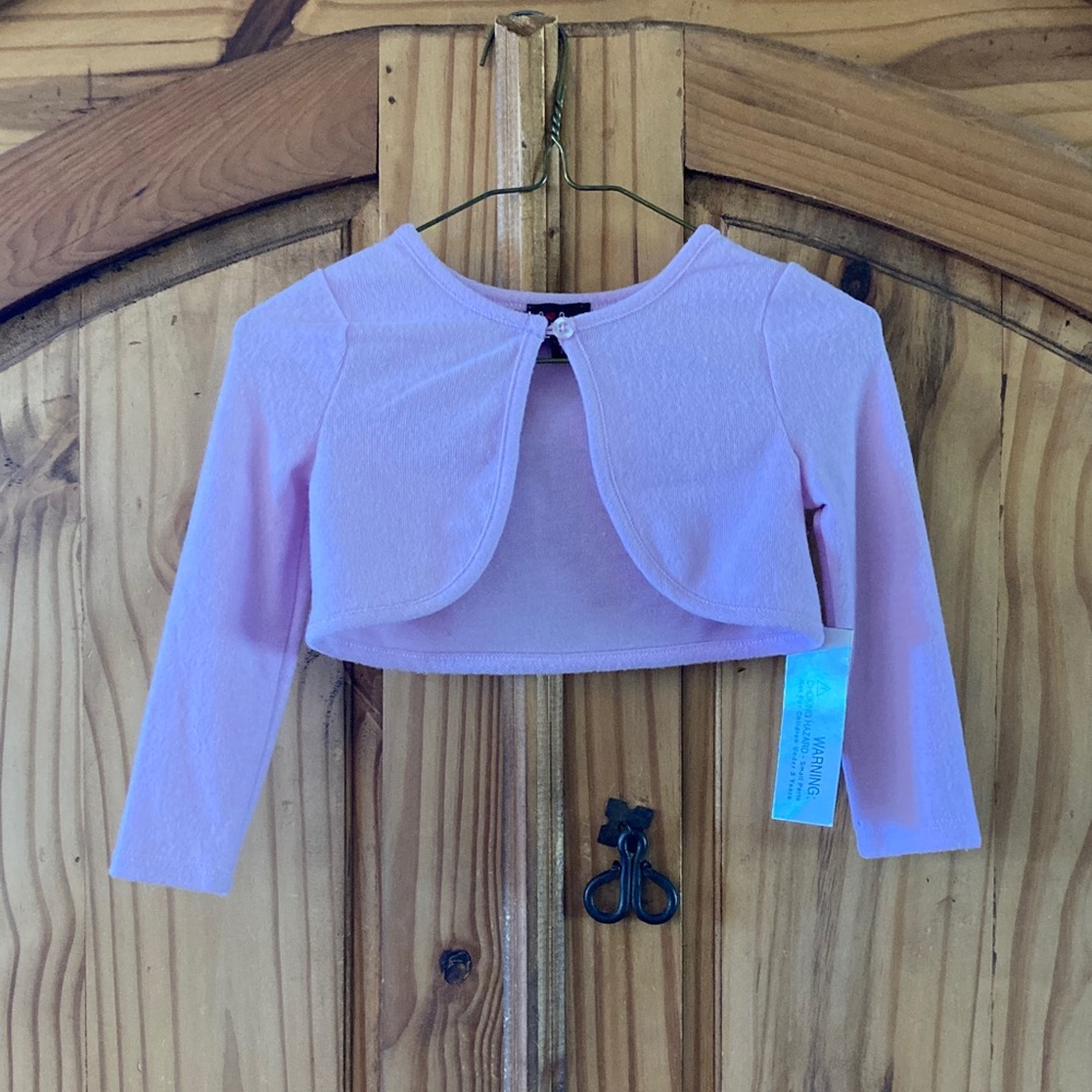 Girls Lilt purple long sleeve cardigan sweater size 3T - NWT